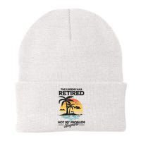 The Legend Has Retired Not My Problem Anymore Knit Cap Winter Beanie