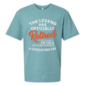 The Legend Has Retired Officer Officially Retirement Sueded Cloud Jersey T-Shirt