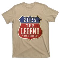 The Legend Has Retired 2025 Vintage Retro Retirement T-Shirt