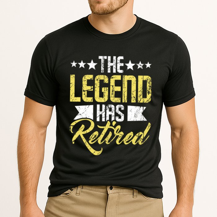 The Legend Has Retired Retirement Retiree Pension Retiring Cooling Performance Crew T-Shirt