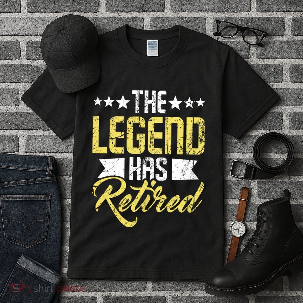 The Legend Has Retired Retirement Retiree Pension Retiring Tall T-Shirt
