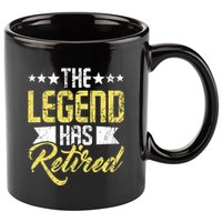 The Legend Has Retired Retirement Retiree Pension Retiring 11oz C Handle Ceramic Mug