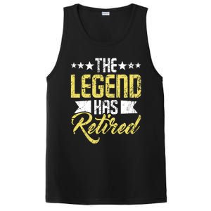 The Legend Has Retired Retirement Retiree Pension Retiring PosiCharge Competitor Tank