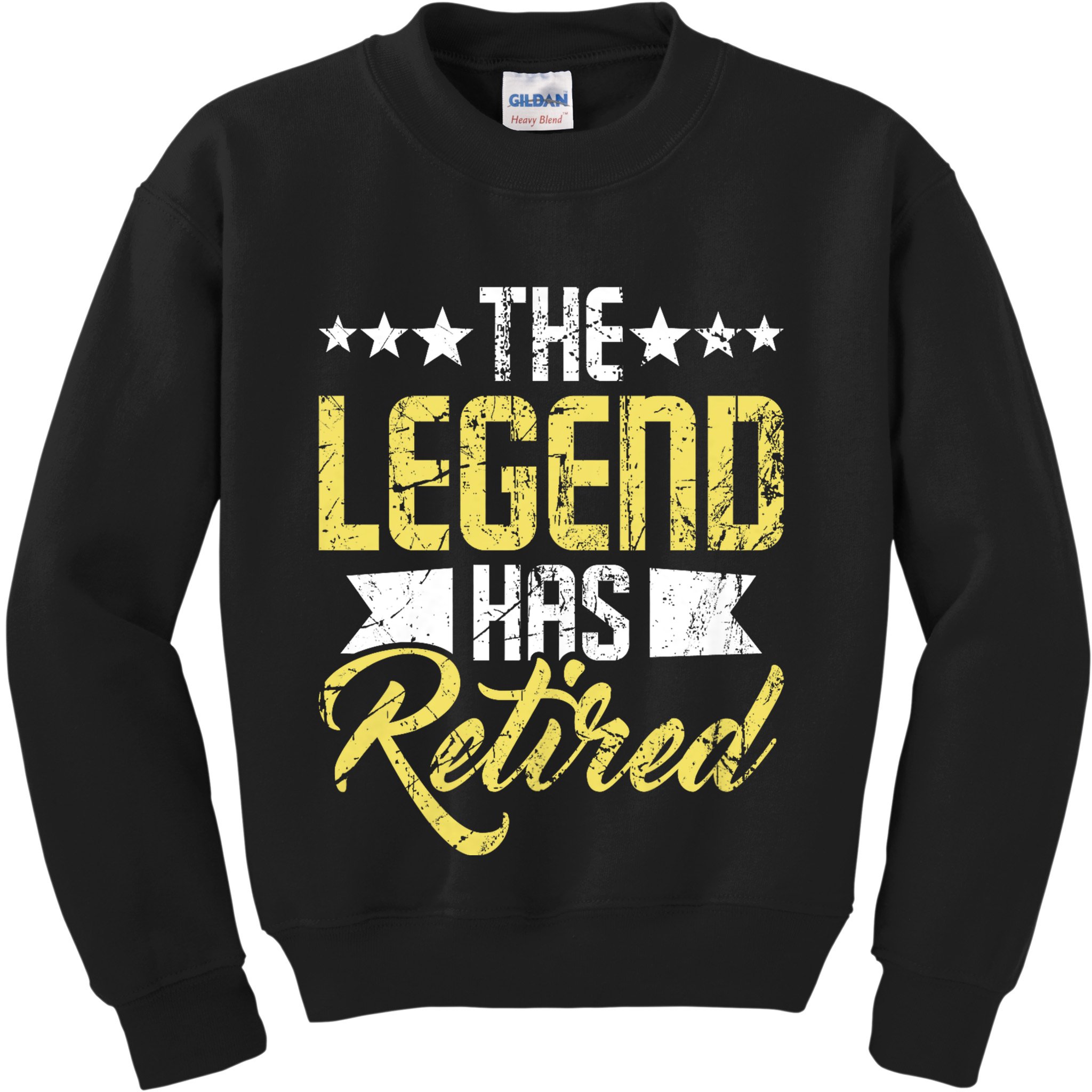 The Legend Has Retired Retirement Retiree Pension Retiring Kids Sweatshirt