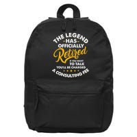 The Legend Has Ly Retired Talk Consultant Fee 16 in Basic Backpack