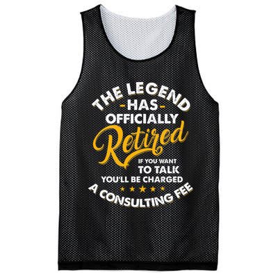 The Legend Has Ly Retired Talk Consultant Fee Mesh Reversible Basketball Jersey Tank