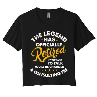 The Legend Has Ly Retired Talk Consultant Fee Crop Top