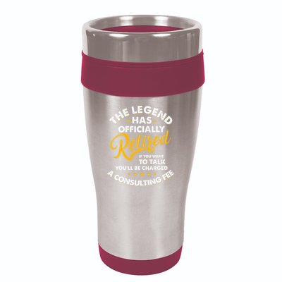 The Legend Has Ly Retired Talk Consultant Fee 16oz Travel Tumbler