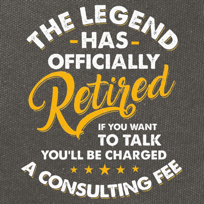 The Legend Has Ly Retired Talk Consultant Fee Cotton Canvas Backpack
