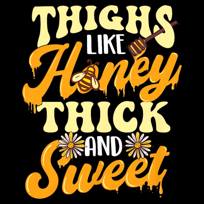 Thighs Like Honey Thick And Sweet Thick Thighs Cooling Performance Long Sleeve Crew