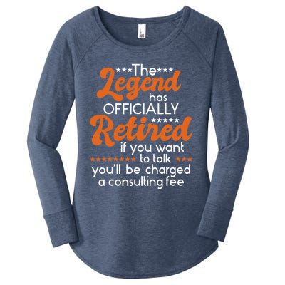 The Legend Has Officially Retired - Retiree Retirement Women's Perfect Tri Tunic Long Sleeve Shirt