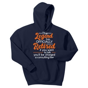 The Legend Has Officially Retired - Retiree Retirement Kids Hoodie