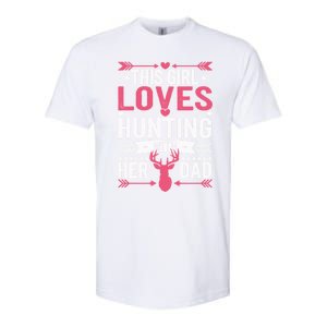 This Loves Hunting With Her Dad Cute Gift Softstyle CVC T-Shirt