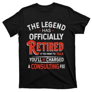 The Legend Has Retired For All Officer Officially Retirement T-Shirt