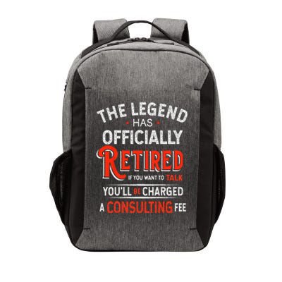 The Legend Has Retired For All Officer Officially Retirement Vector Backpack