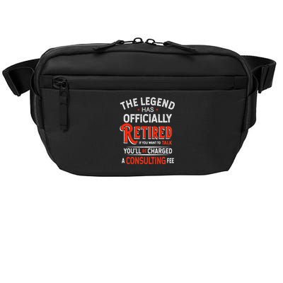 The Legend Has Retired For All Officer Officially Retirement Crossbody Pack