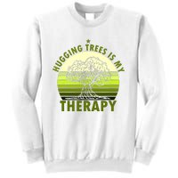 Tree Lover Hugging Trees Is My Therapy Sweatshirt