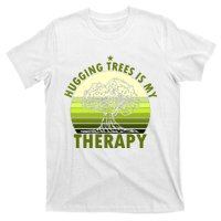 Tree Lover Hugging Trees Is My Therapy T-Shirt