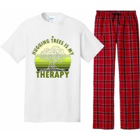 Tree Lover Hugging Trees Is My Therapy Pajama Set