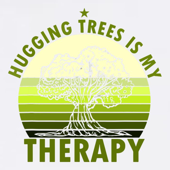 Tree Lover Hugging Trees Is My Therapy Poster