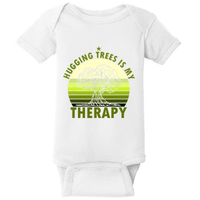 Tree Lover Hugging Trees Is My Therapy Baby Bodysuit