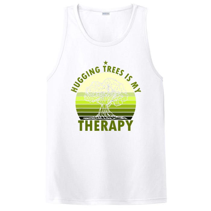 Tree Lover Hugging Trees Is My Therapy PosiCharge Competitor Tank