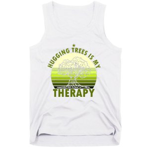 Tree Lover Hugging Trees Is My Therapy Tank Top