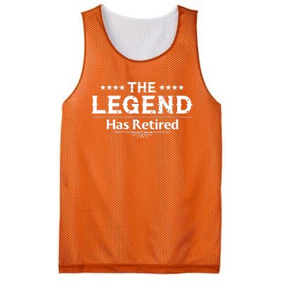 The Legend Has Retired Mesh Reversible Basketball Jersey Tank