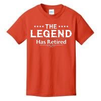 The Legend Has Retired Kids T-Shirt