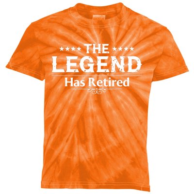 The Legend Has Retired Kids Tie-Dye T-Shirt