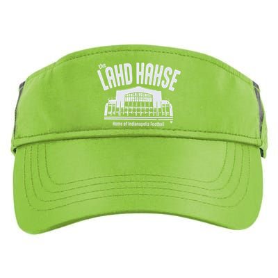 The Lahd Hahse Home Of Indianapolis Football Adult Drive Performance Visor