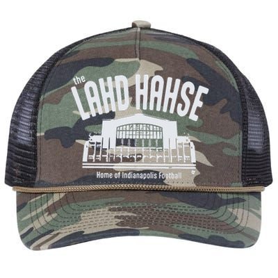 The Lahd Hahse Home Of Indianapolis Football Retro Rope Trucker Hat Cap