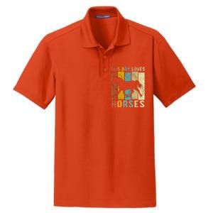 This Loves Horses Horse Dry Zone Grid Polo