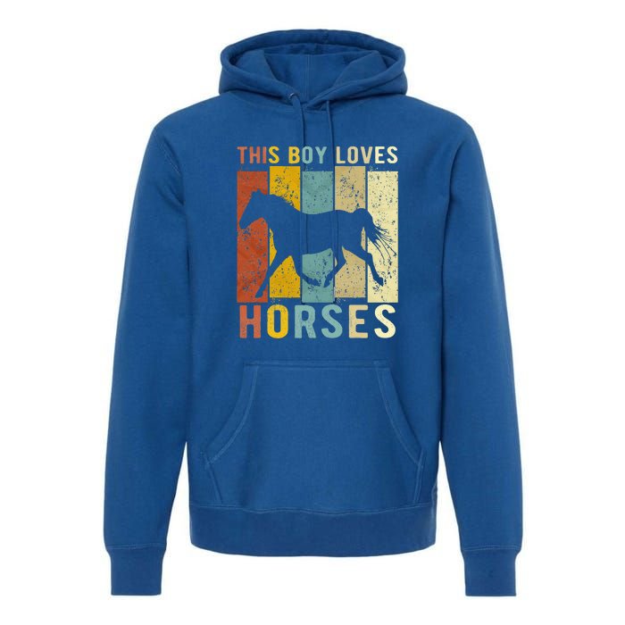 This Loves Horses Horse Premium Hoodie