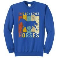 This Loves Horses Horse Tall Sweatshirt