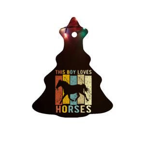 This Loves Horses Horse Ceramic Tree Ornament