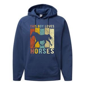 This Loves Horses Horse Performance Fleece Hoodie