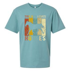 This Loves Horses Horse Sueded Cloud Jersey T-Shirt