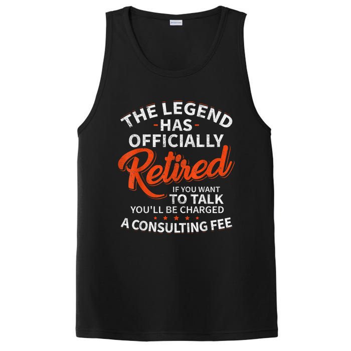 The Legend Has Retired If You Want To Talk YouLl Be A Charged A Consulting Fee PosiCharge Competitor Tank