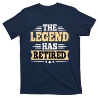 The Legend Has Retired Funny Retro Vintage Retirement Retire T-Shirt