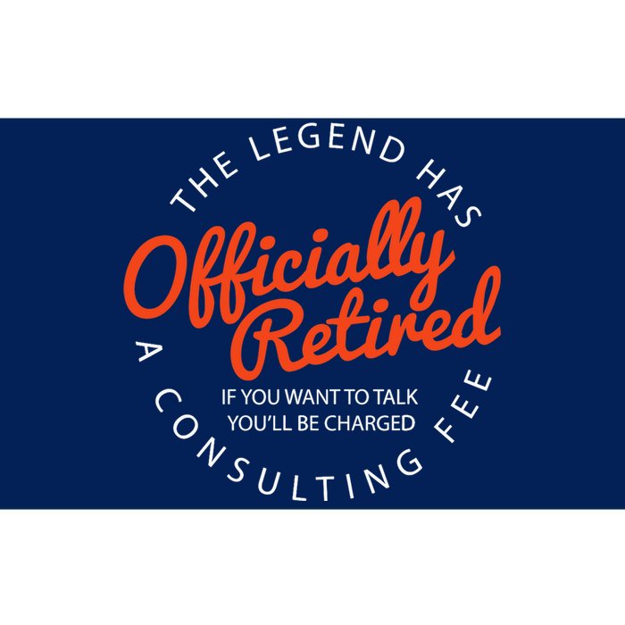 The Legend Has Officially Retired Funny Retirement Gifts Bumper Sticker