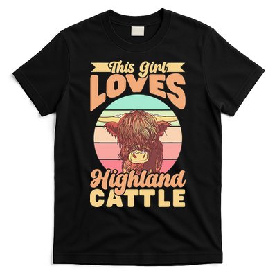 This Loves Highland Cattle Cow Scottish Cute Animal T-Shirt