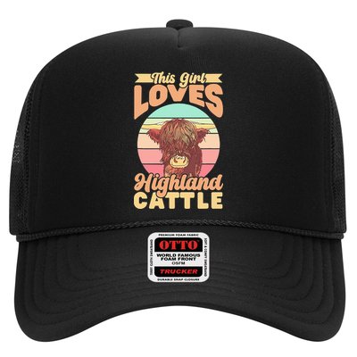This Loves Highland Cattle Cow Scottish Cute Animal Trucker Hat