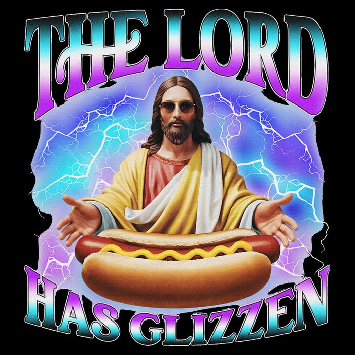 The Lord Has Glizzy God Hotdog Jesus Food Sunglasses Christ Backpack