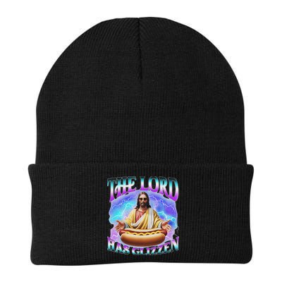 The Lord Has Glizzy God Hotdog Jesus Food Sunglasses Christ Beanie