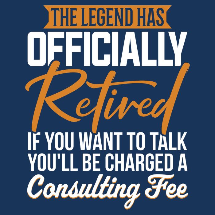 The Legend Has Retired Officer Officially Retirement Cooling Performance Crew T-Shirt