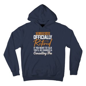 The Legend Has Retired Officer Officially Retirement Hoodie