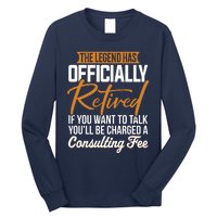 The Legend Has Retired Officer Officially Retirement Long Sleeve Shirt