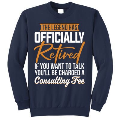 The Legend Has Retired Officer Officially Retirement Sweatshirt