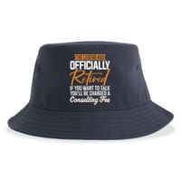 The Legend Has Retired Officer Officially Retirement Sustainable Bucket Hat